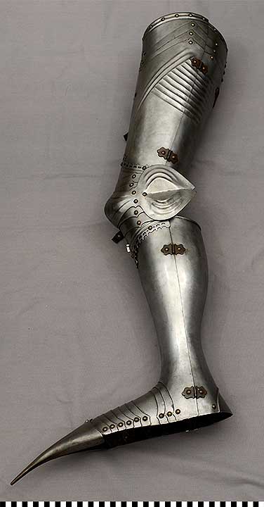 Thumbnail of Reproduction Gothic Armor: Left Leg-Harness (1913.09.0002L)