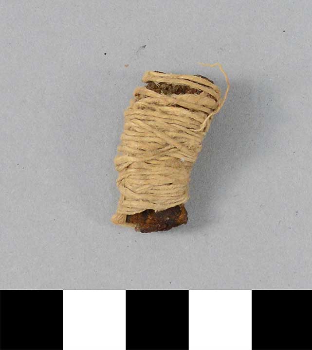 Thumbnail of Fragment of Toy Noisemaker or Top Spinner: Leather Ribbon (1914.05.0172C)
