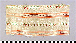 Thumbnail of Material Sample: Ribbon Brocade Costume Fragment (1925.02.0181)