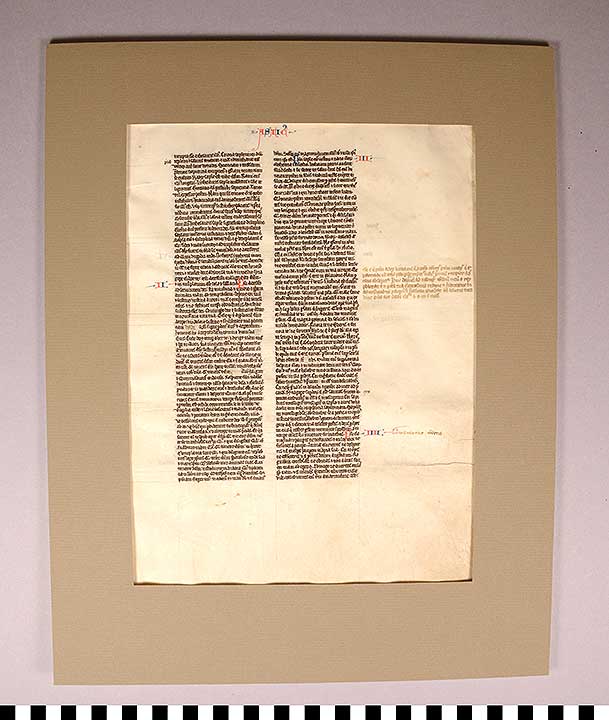 Thumbnail of Book Fragment: Ecclesiasticus ()