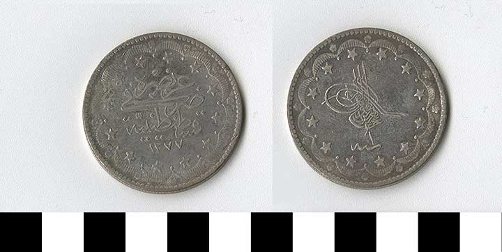 Thumbnail of Coin: Ottoman Empire, Mecidye (1971.15.0581)