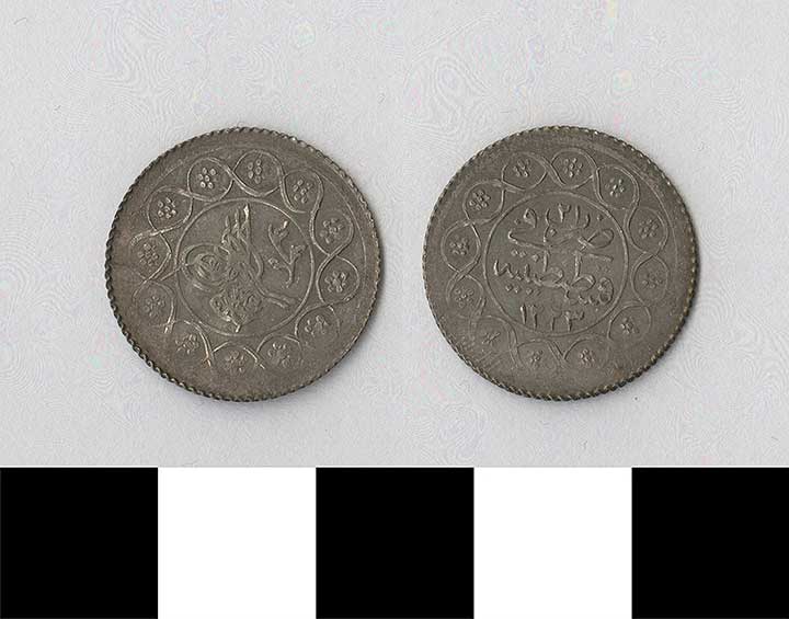 Thumbnail of Coin: Ottoman Empire, Bashka Tarzoa Kurush (1971.15.0699)