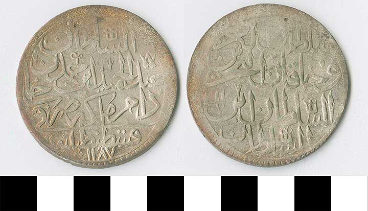 Thumbnail of Coin: Ottoman Empire, Two Zolta (1971.15.0758)
