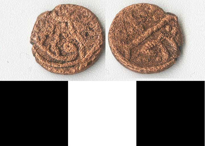 Thumbnail of Coin: Ottoman Empire, Copper Mangir (1971.15.0965)