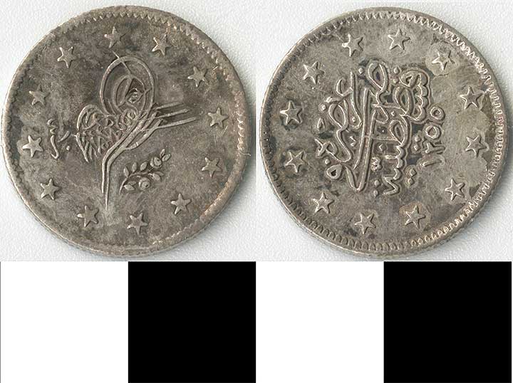 Thumbnail of Coin: Ottoman Empire, Piastre (1971.15.1025)