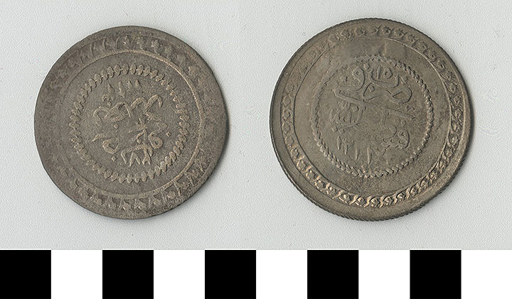 Thumbnail of Coin: Ottoman Empire, Silver Cedid Ikilik (1971.15.1136)