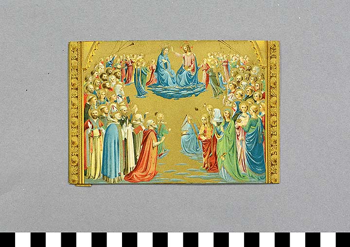 Thumbnail of Postcard: Religious Scene on Gold Ground (1972.21.0365)