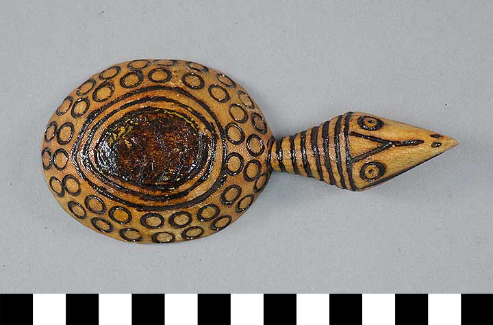 Thumbnail of Ceremonial Pipe: Ornament in the Form of a Turtle  (1974.02.0002D)