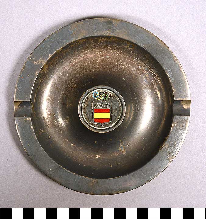 Thumbnail of Commemorative Olympic Ashtray (1977.01.0173)