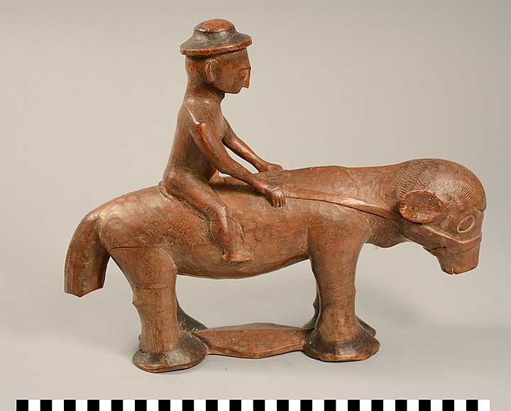 Thumbnail of Carving: Nude Man on a Horse (1985.11.0054)