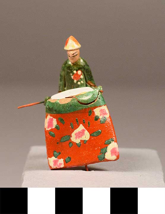 Thumbnail of Model of Wedding Procession: Drummer (1990.04.0001AO)