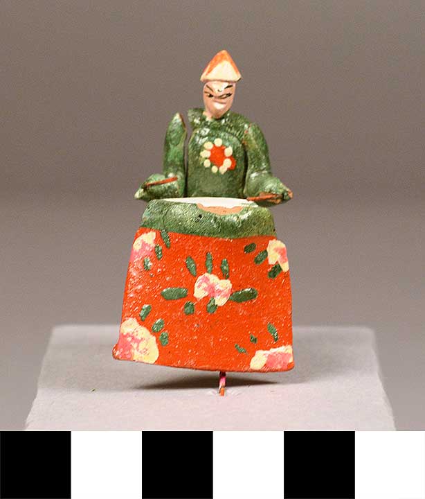 Thumbnail of Model of Wedding Procession: Drummer (1990.04.0001AR)