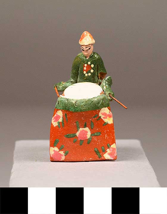 Thumbnail of Model of Wedding Procession: Drummer (1990.04.0001AS)