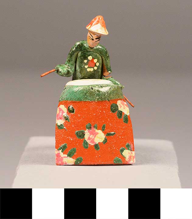 Thumbnail of Model of Wedding Procession: Drummer (1990.04.0001AT)