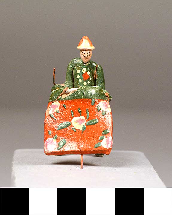 Thumbnail of Model of Wedding Procession: Drummer (1990.04.0001AU)