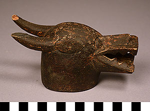 Thumbnail of Miniature Carved Antelope Head Mask, Firespitter? ()