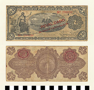 Thumbnail of Bank Note: Mexico, 1 Peso (1992.23.1343)