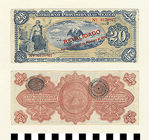 Thumbnail of Bank Note: Mexico, 20 Pesos (1992.23.1346)