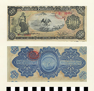Thumbnail of Bank Note: Mexico, 100 Pesos (1992.23.1349)