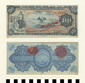 Thumbnail of Bank Note: Mexico, 100 Pesos (1992.23.1350)