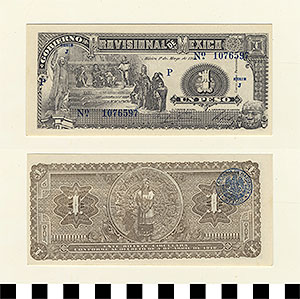 Thumbnail of Bank Note: Mexico, 1 Peso (1992.23.1352)