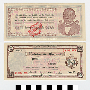 Thumbnail of Bank Note: Mexico, 10 Pesos (1992.23.1424)