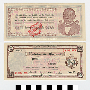 Thumbnail of Bank Note: Mexico, 10 Pesos (1992.23.1424)