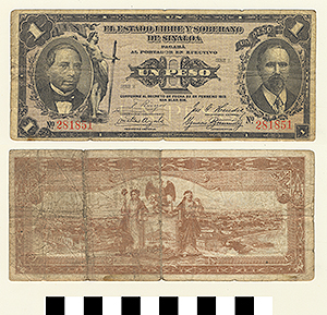 Thumbnail of Bank Note: Mexico, 1 Peso (1992.23.1440)
