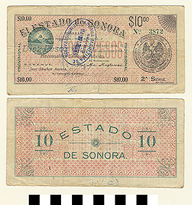 Thumbnail of Bank Note: Mexico, 10 Pesos (1992.23.1457)
