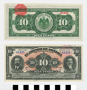 Thumbnail of Bank Note: Mexico, 10 Pesos (1992.23.1463E)
