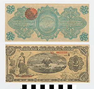 Thumbnail of Bank Note: Mexico, 2 Pesos (1992.23.1470)
