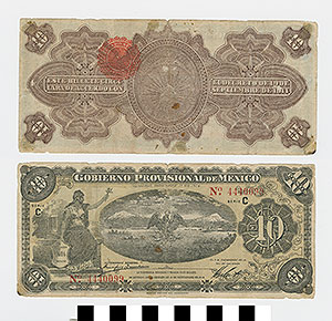 Thumbnail of Bank Note: Mexico, 10 Pesos (1992.23.1472)