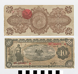 Thumbnail of Bank Note: Mexico, 10 Pesos (1992.23.1473)