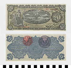 Thumbnail of Bank Note: Mexico, 20 Pesos (1992.23.1477)