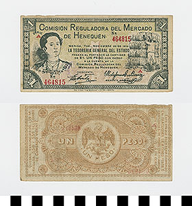 Thumbnail of Bank Note: Mexico, 1 Peso (1992.23.1481)