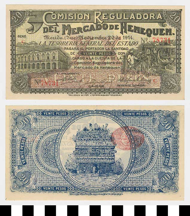 Thumbnail of Bank Note: Mexico, 20 Pesos (1992.23.1482)