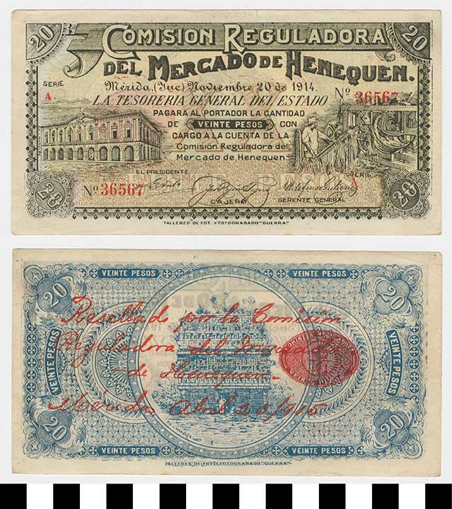 Thumbnail of Bank Note: Mexico, 20 Pesos (1992.23.1483)