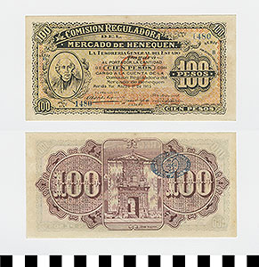 Thumbnail of Bank Note: Mexico, 100 Pesos (1992.23.1484)