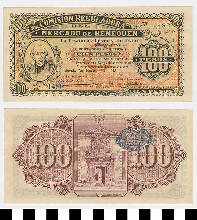 Thumbnail of Bank Note: Mexico, 100 Pesos (1992.23.1484)