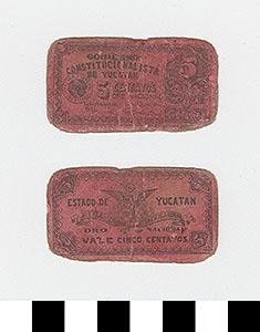 Thumbnail of Bank Note: Mexico, 5 Centavos (1992.23.1485)