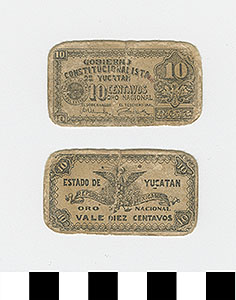 Thumbnail of Bank Note: Mexico, 10 Centavos (1992.23.1486)