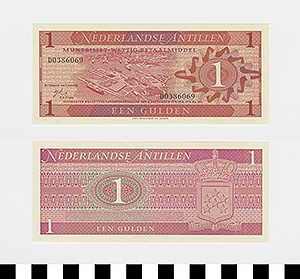 Thumbnail of Bank Note: Netherlands Antilles, 1 Gulden (1992.23.1533)