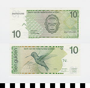 Thumbnail of Bank Note: Netherlands Antilles, 10 Gulden (1992.23.1534)