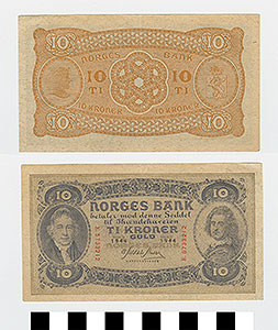 Thumbnail of Bank Note: Norway, 10 Kroner (1992.23.1572)