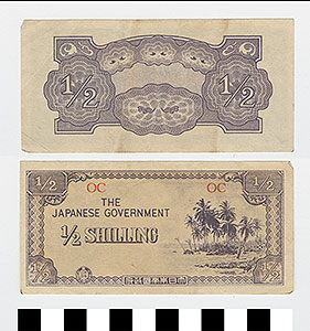 Thumbnail of Bank Note: Japanese Government Issue Oceanic, 1/2 Shilling (1992.23.1576)