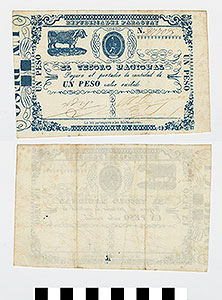 Thumbnail of Bank Note: Paraguay, 1 Peso (1992.23.1589)