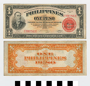 Thumbnail of Commonwealth of the Philippines Bank Note:1 Peso (1992.23.1606)