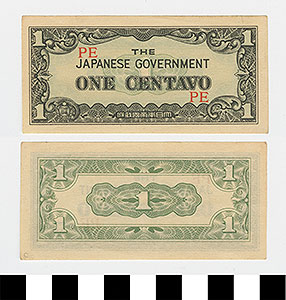 Thumbnail of Japanese Government-Issued Philippine Occupation Fiat Bank Note: 1 Centavo (1992.23.1612C)