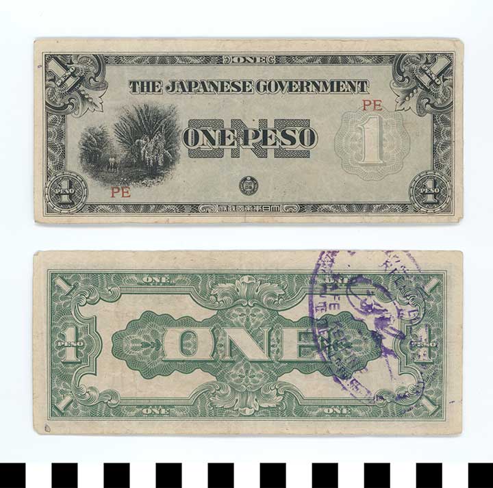 Thumbnail of Japanese Government-Issued Philippine Occupation Fiat Bank Note: 1 Peso (1992.23.1626D)