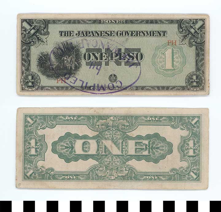 Thumbnail of Japanese Government-Issued Philippine Occupation Fiat Bank Note: 1 Peso (1992.23.1626F)
